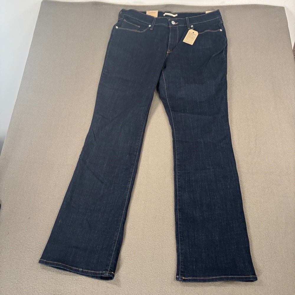 Levi's Classic Bootcut Jeans Men Size 14 Medium W32 L32 Dark Blue Indigo